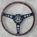wood rimmed steering wheel for vw beetle, Karmann Ghia, type 2, thing and Porsche 914