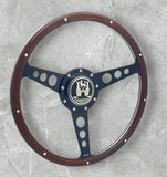 wood rimmed steering wheel for vw beetle, Karmann Ghia, type 2, thing and Porsche 914