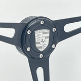 porsche logo Lasered horn button for 6 bolt steering wheels,