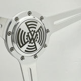 kdf logo horn button for 9 bolt steering wheels