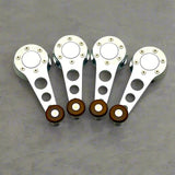 chrome window crank set for vw beetle convertible with wood knobs