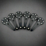 black aluminum window crank and door handle set for vw beetle convertible