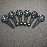 black aluminum window crank and door handle set for vw beetle convertible