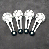 SUEDE/VENOM Window Crank & Door Handle Sets for  Beetle, Ghia, Top 3, Bay Bus, Vanagon, MK1, Vanagon and Porsche 356/914/924