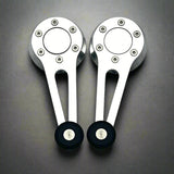SUEDE/VENOM Window Crank & Door Handle Sets for  Beetle, Ghia, Top 3, Bay Bus, Vanagon, MK1, Vanagon and Porsche 356/914/924