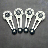 SUEDE/VENOM Window Crank & Door Handle Sets for  Beetle, Ghia, Top 3, Bay Bus, Vanagon, MK1, Vanagon and Porsche 356/914/924