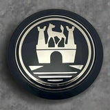 wolfsburg logo horn button for 9 bolt steering wheels