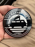 custom logo Lasered horn button for 6 bolt steering wheels,
