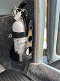 Fire Extinguisher mount for Kidde AutoMarine type Fire Extinguisher
