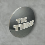 Thing logo horn button for 9 bolt steering wheels