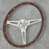 porsche logo Lasered horn button for 6 bolt steering wheels,