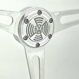 kdf logo Lasered horn button for 6 bolt steering wheels,