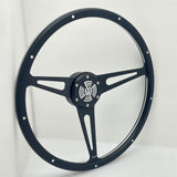 kdf logo Lasered horn button for 6 bolt steering wheels,
