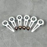 Set of 6 window cranks and door handles for VW Beetle.