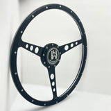ONYX STEERING WHEEL for BEETLE, GHIA, TYPE 3, THING,PORSCHE, SPLIT/BAY & VANAGON