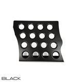 Black custom footrest for convertible super beetle