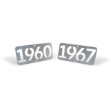 custom year of manufacture plates