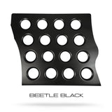 Black custom footrest for classic Volkswagen Beetle