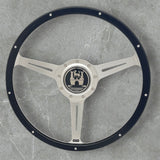 SUEDE STEERING WHEEL for BEETLE, GHIA, TYPE 3, THING & PORSCHE