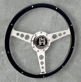 wolfsburg logo horn button for 9 bolt steering wheels 