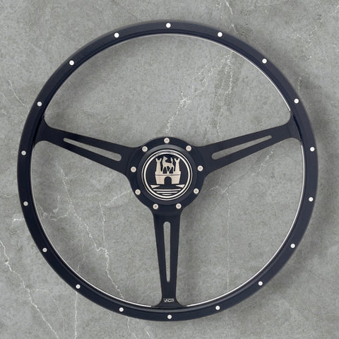 RAVEN STEERING WHEEL for BEETLE, GHIA, TYPE 3, THING, PORSCHE, SPLIT/BAY & VANAGON