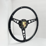 ONYX STEERING WHEEL for BEETLE, GHIA, TYPE 3, THING & PORSCHE