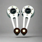 Billet VW Karmann Ghia  Window cranks, chrome with wood  knobs. 