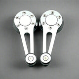 Porsche 914 chrome window cranks with chrome knobs