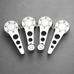 chrome window crank and door handle set for vw beetle 