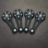 black aluminum window crank set for vw beetle convertible 