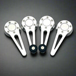 SUEDE/VENOM Window Crank & Door Handle Sets for  Beetle, Ghia, Top 3, Bay Bus, Vanagon, MK1, Vanagon and Porsche 356/914/924