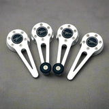 SUEDE/VENOM Window Crank & Door Handle Sets for  Beetle, Ghia, Top 3, Bay Bus, Vanagon, MK1, Vanagon and Porsche 356/914/924