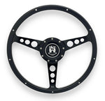 black custom steering wheel 1303