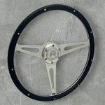 Wolfsburg logo Lasered horn button for 6 bolt steering wheels, 