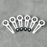 VW Beetle Convertible Window cranks, chrome with Wolfsburg  Logo and black knobs