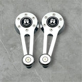 VW Beetle Window cranks, chrome with Wolfsburg logo