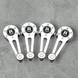 VW Beetle Window cranks, chrome with Wolfsburg logo