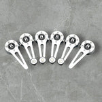 Set of 6 billet window cranks and door handles for VW Beetle. 