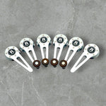 Set of 6 window cranks and door handles for VW Beetle. 