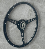 ONYX STEERING WHEEL for BEETLE, GHIA, TYPE 3, THING,PORSCHE, SPLIT/BAY & VANAGON