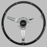 Karmann Ghia  script horn button for 9 bolt steering wheels 