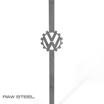 Raw steel COG style hood prop for Volkswagen Beetle