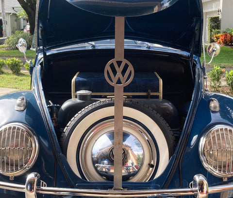 In Car Hood Prop Plain VW Emblem Beetle
