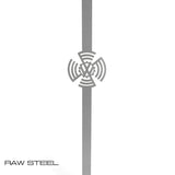 Raw steel KDF hood prop for early Volkswagen Beetle