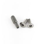 Stainless steel security screws for VW turn signals